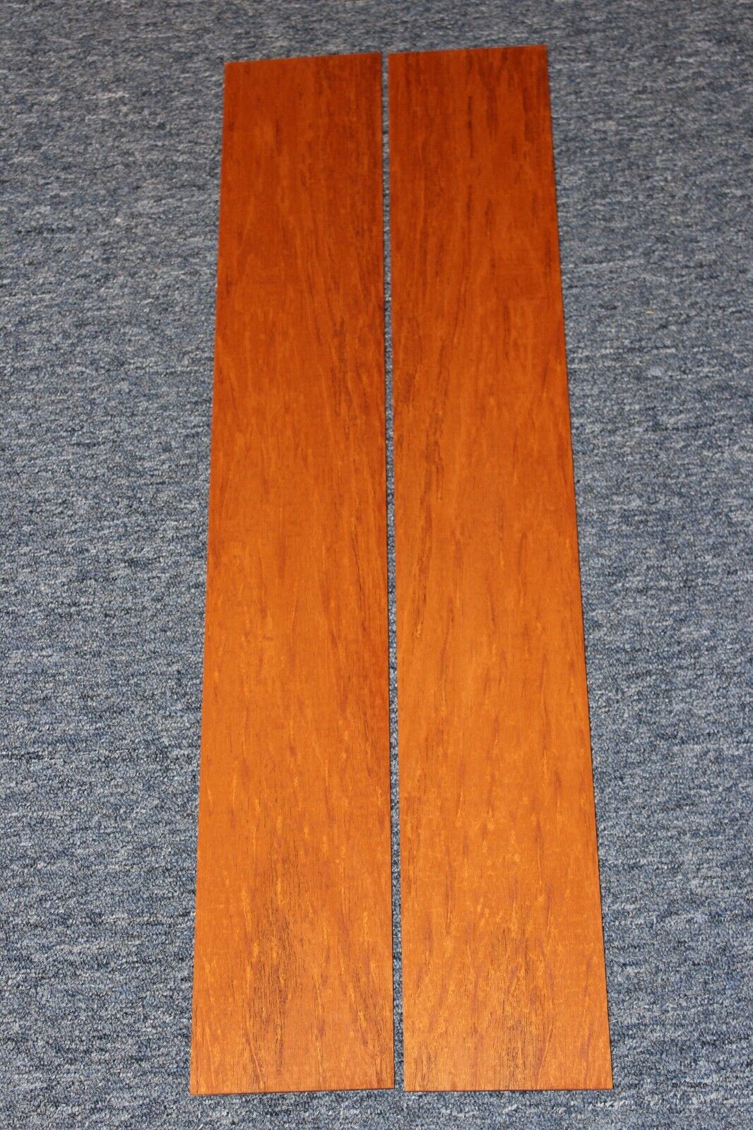 Figured genuine mahogany guitar back and side set.