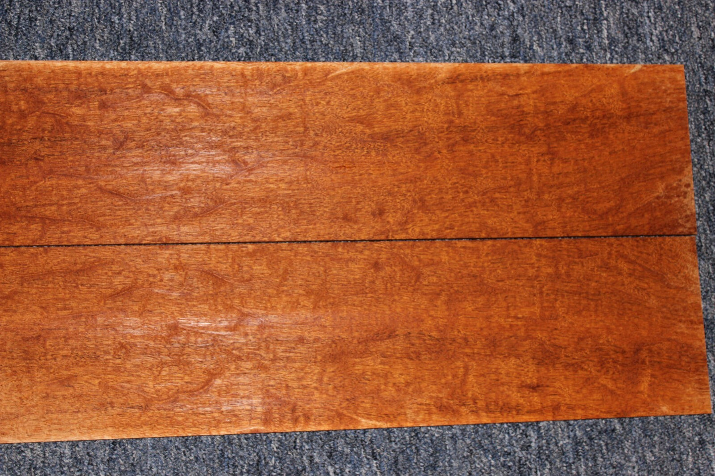 Figured genuine mahogany guitar back and side set.
