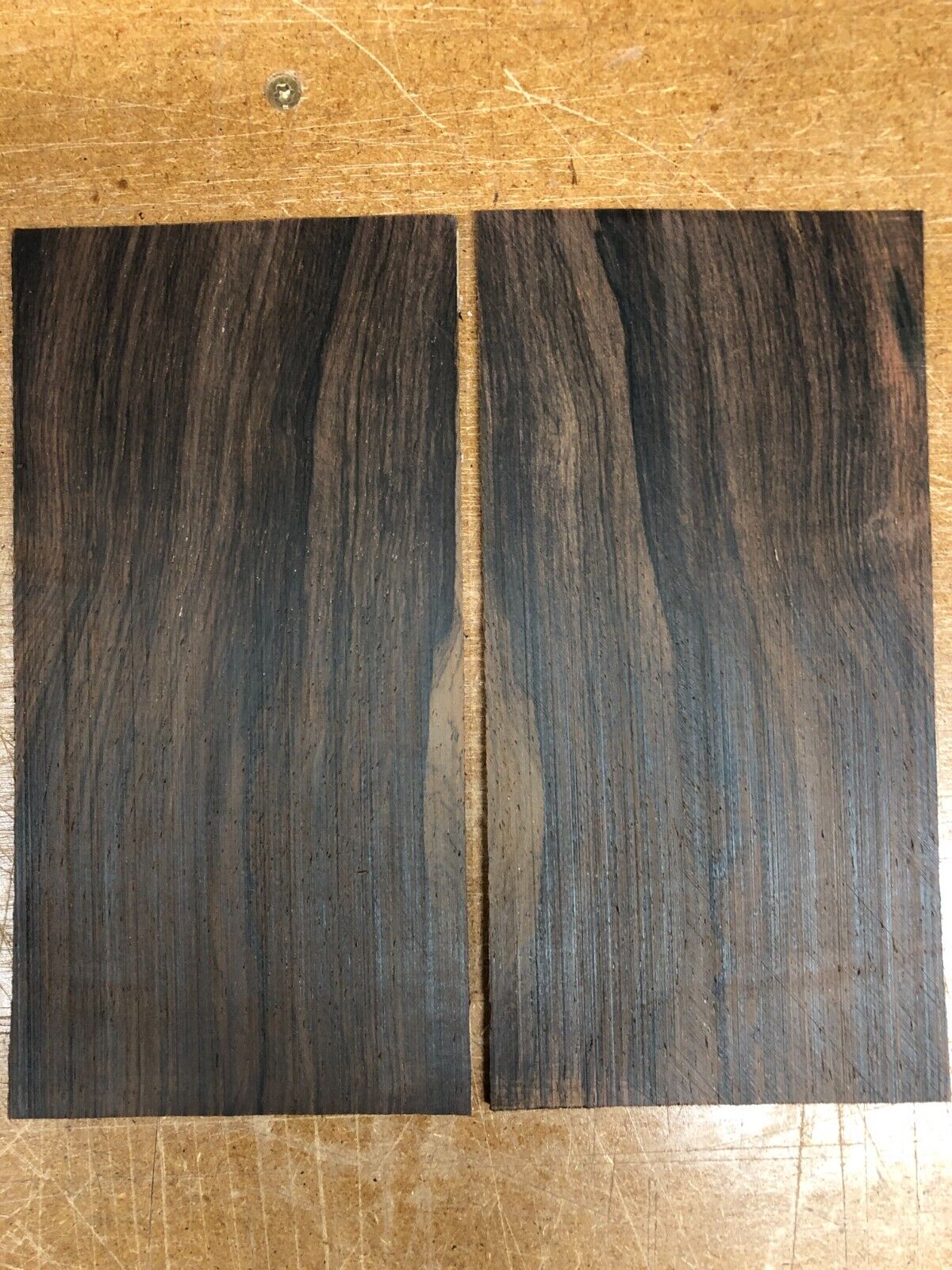 Rosewood head stock veneers. 8 X 4 X 0.135" Book matched set, quarter sawn