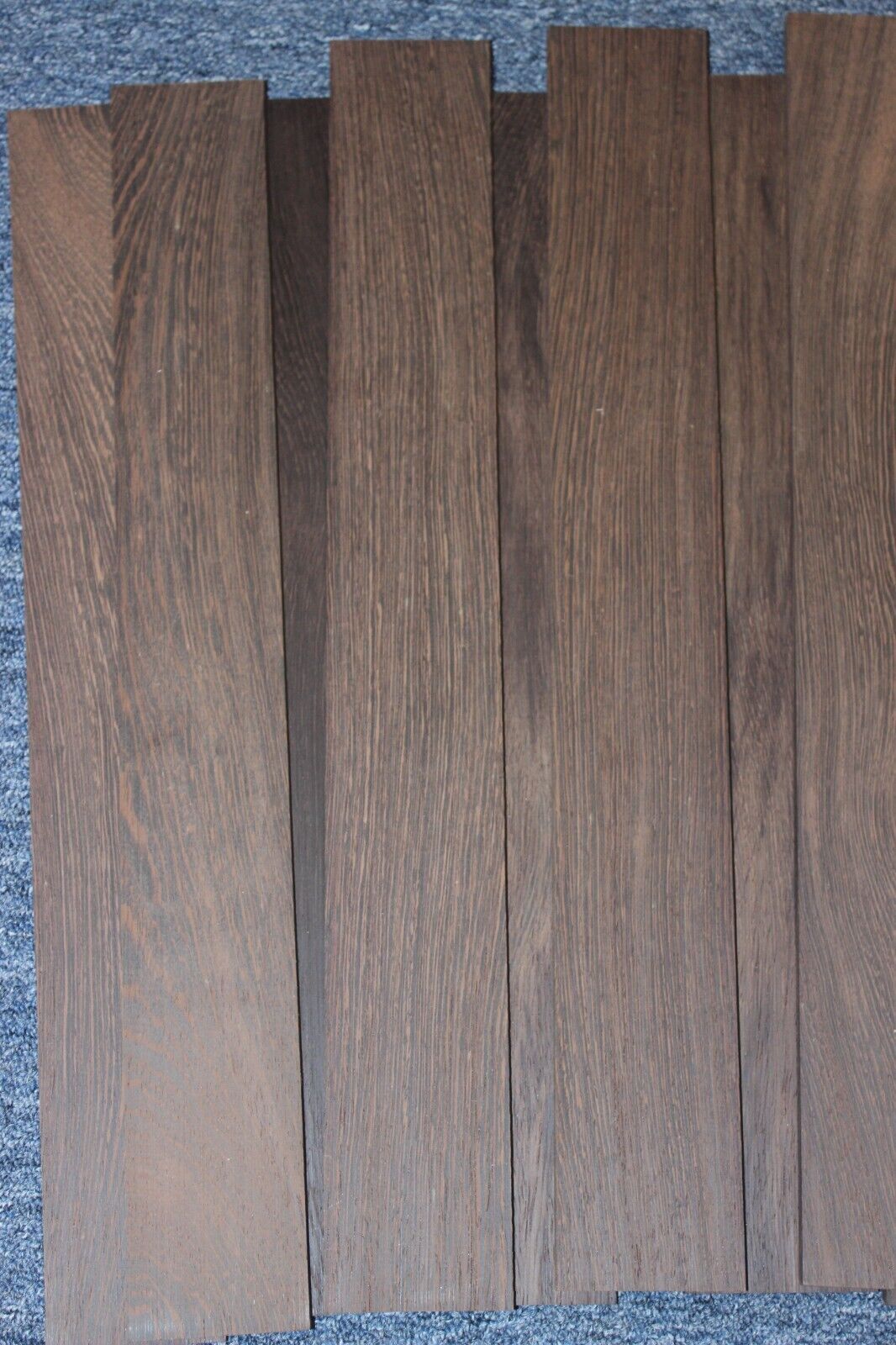 Second grade wenge fingerboard blanks, sold individually.