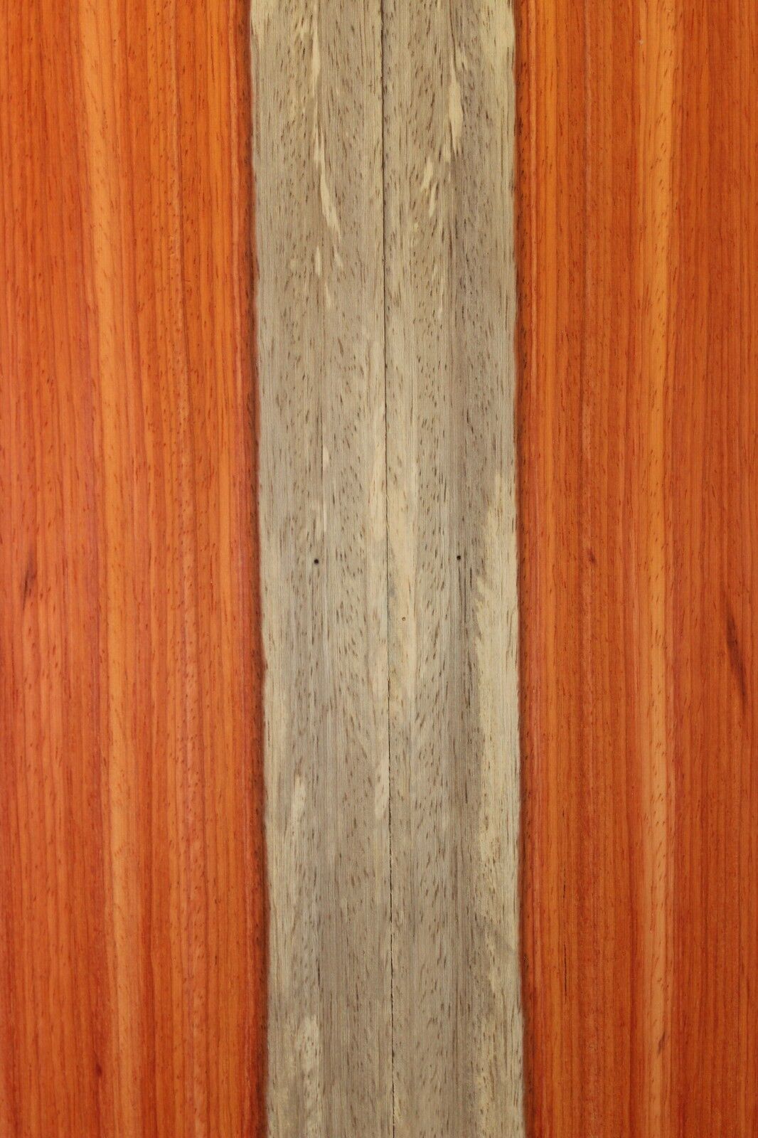 Padauk electric guitar top with white sapwood. Beautiful set.
