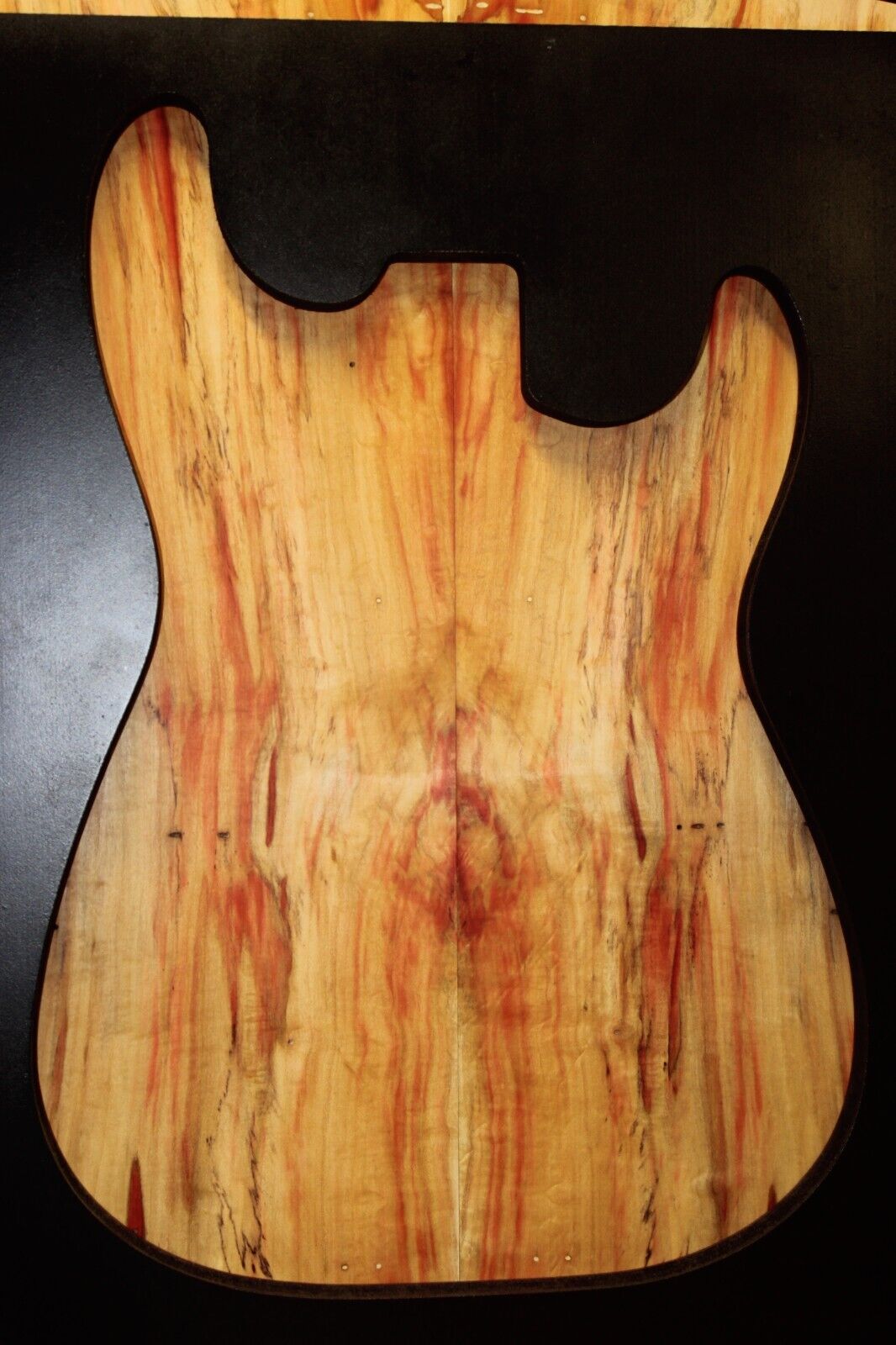 Figured box elder maple book matched guitar top. Stunning set