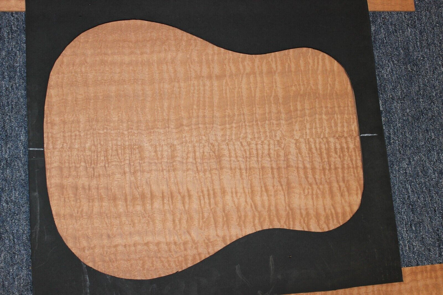Quilted sapele mahogany dreadnought back and side set. Master grade, stunning!