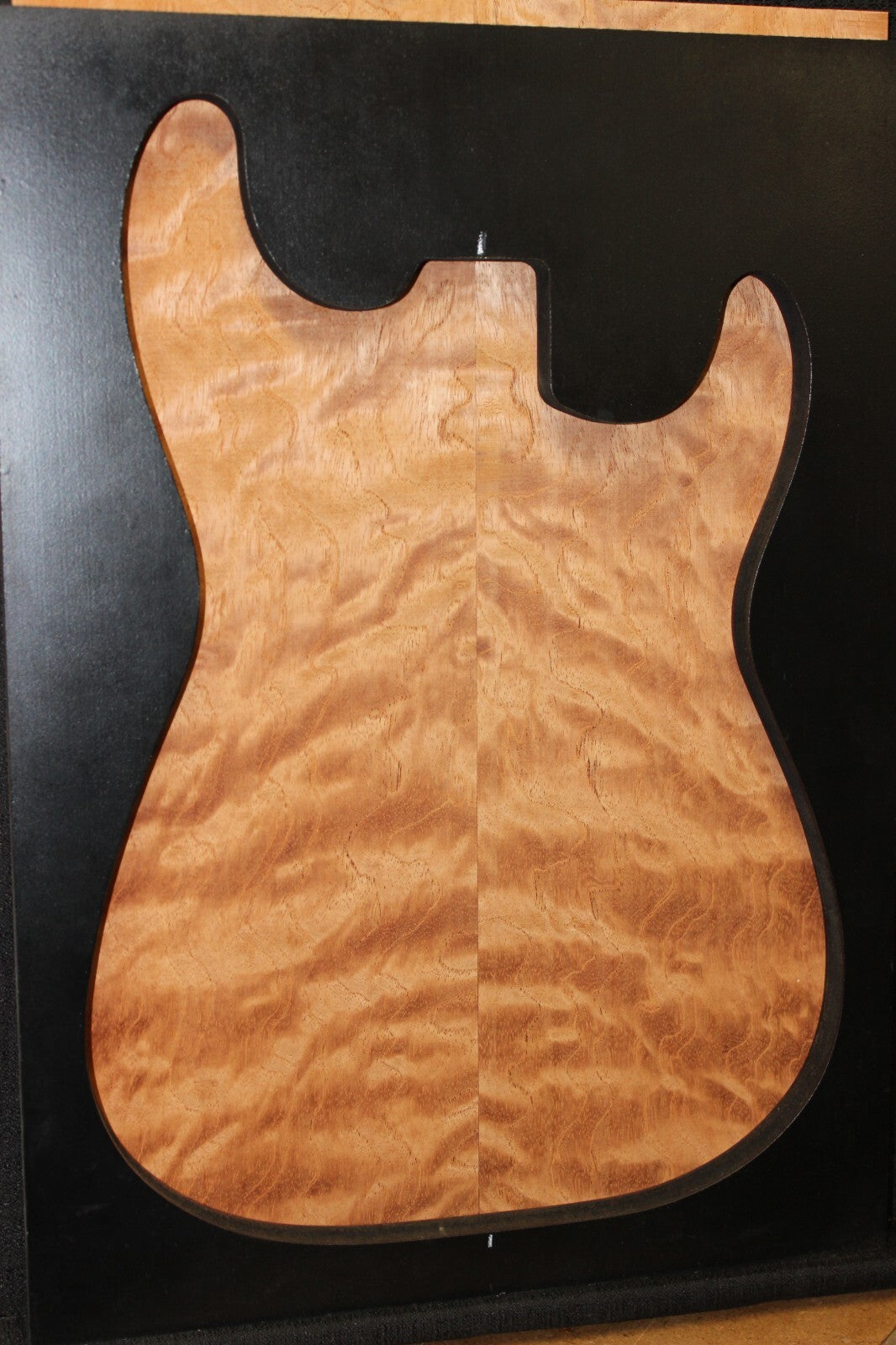Figured spanish cedar guitar top. 0.42" thick