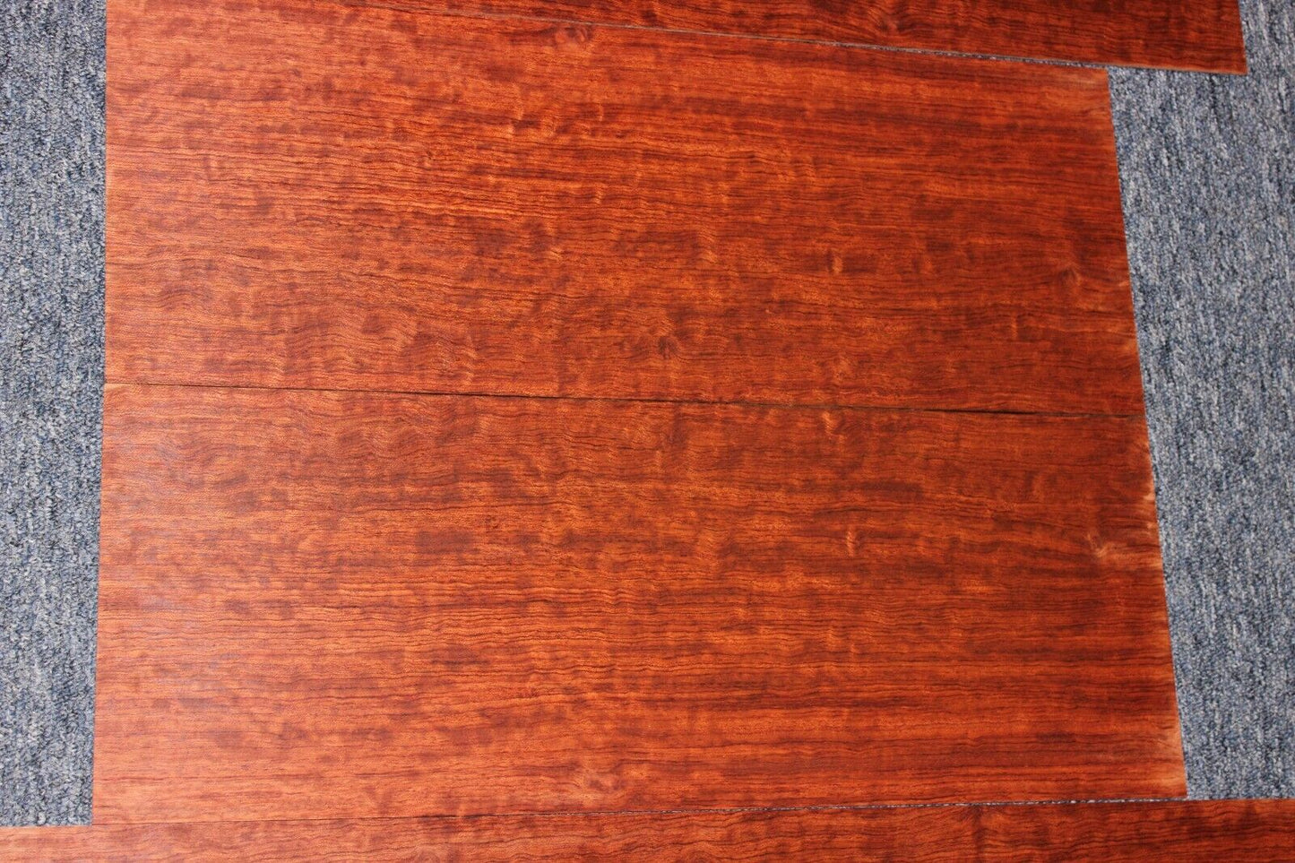 Figured bubinga dreadnought acoustic guitar back & side set. Fantastic color.