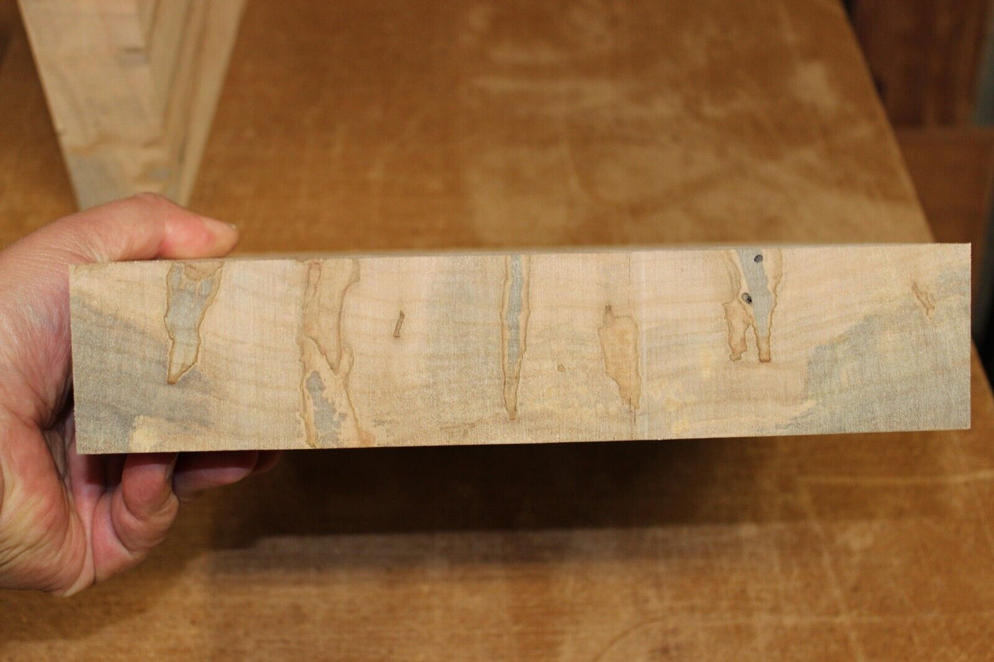 Ambrosia silver maple bowl blank 10 X 10 X 2.125"