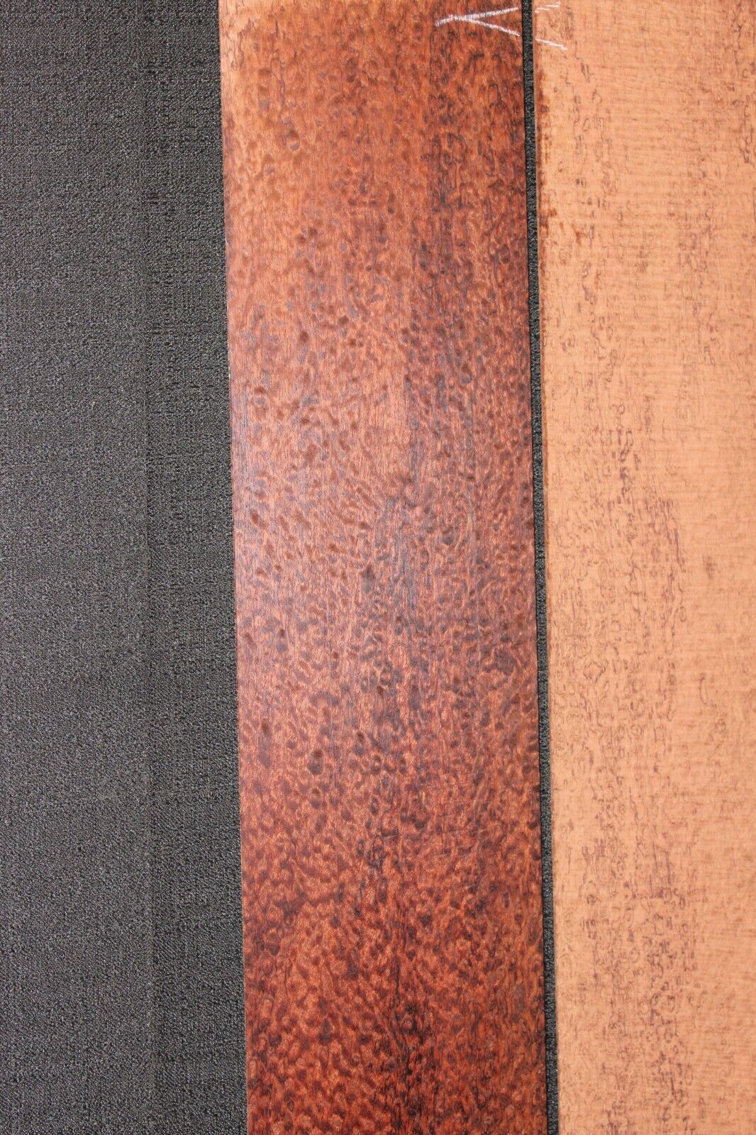 Pomelle figure bubinga back and side set. Solid 5A figure, as good as it gets