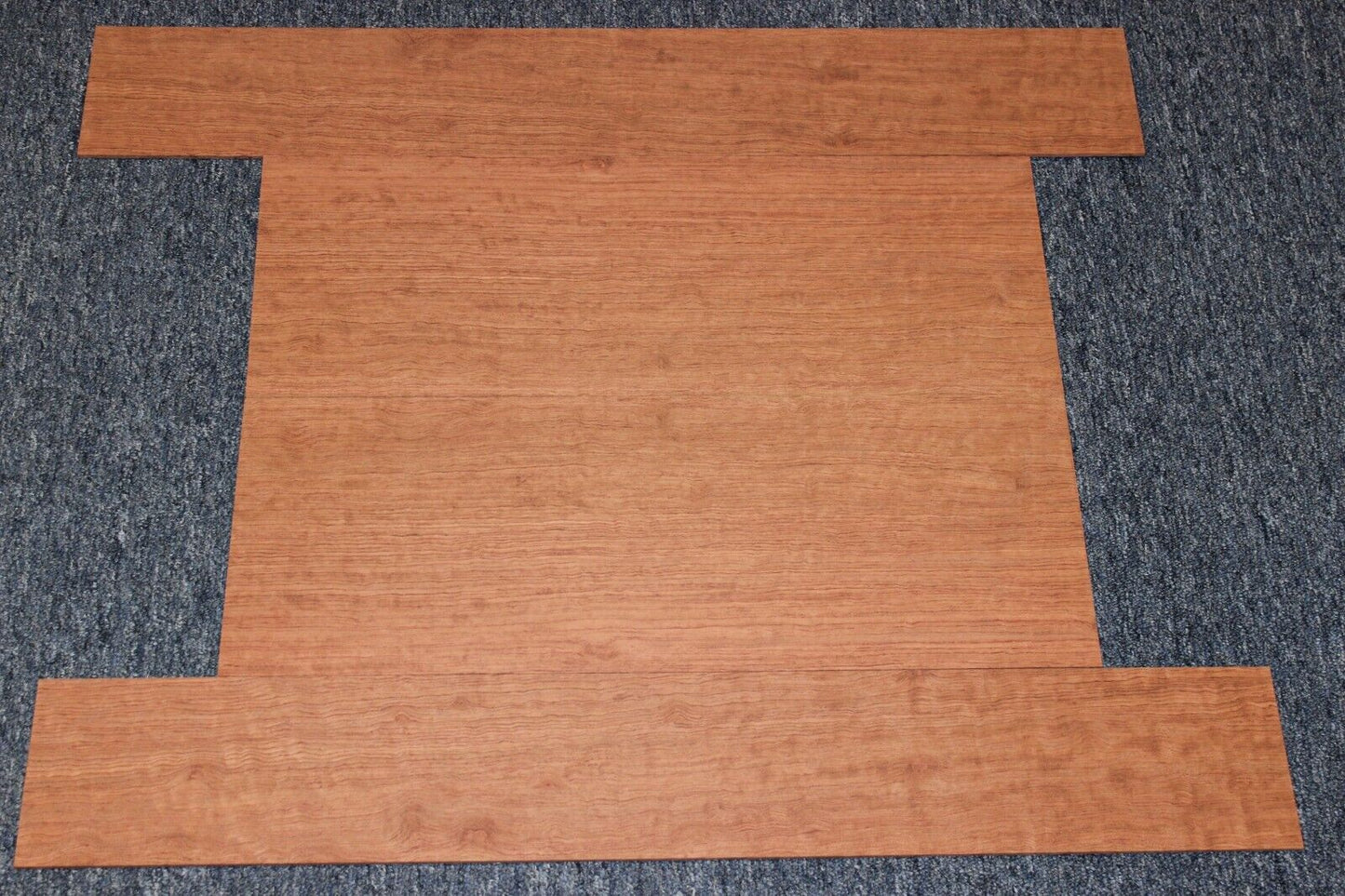 Figured bubinga dreadnought acoustic guitar back & side set. Fantastic color.