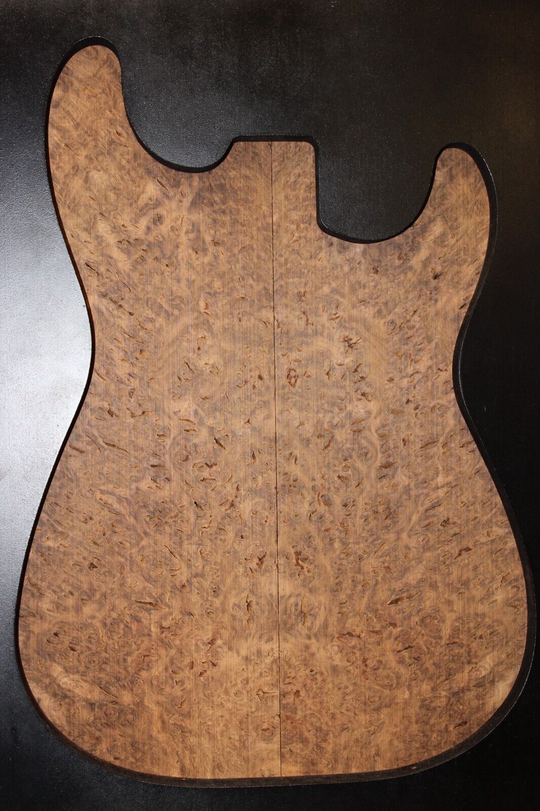 Smoked Scottish oak burl book matched guitar top. Personal stash piece.