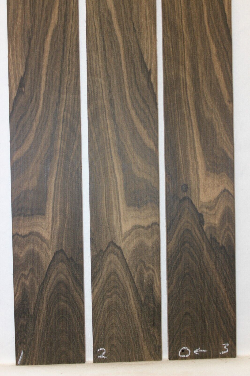 Ziricote guitar fingerboard blank. 22 X 3 X 0.30" Sold individually
