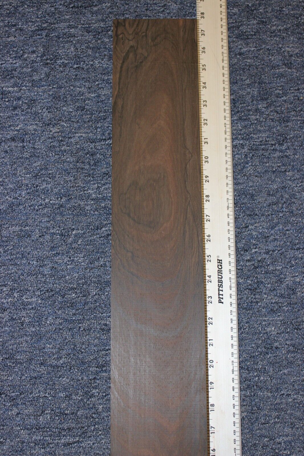 Ziricote board 37 X 4.25 X 1" flat sawn.