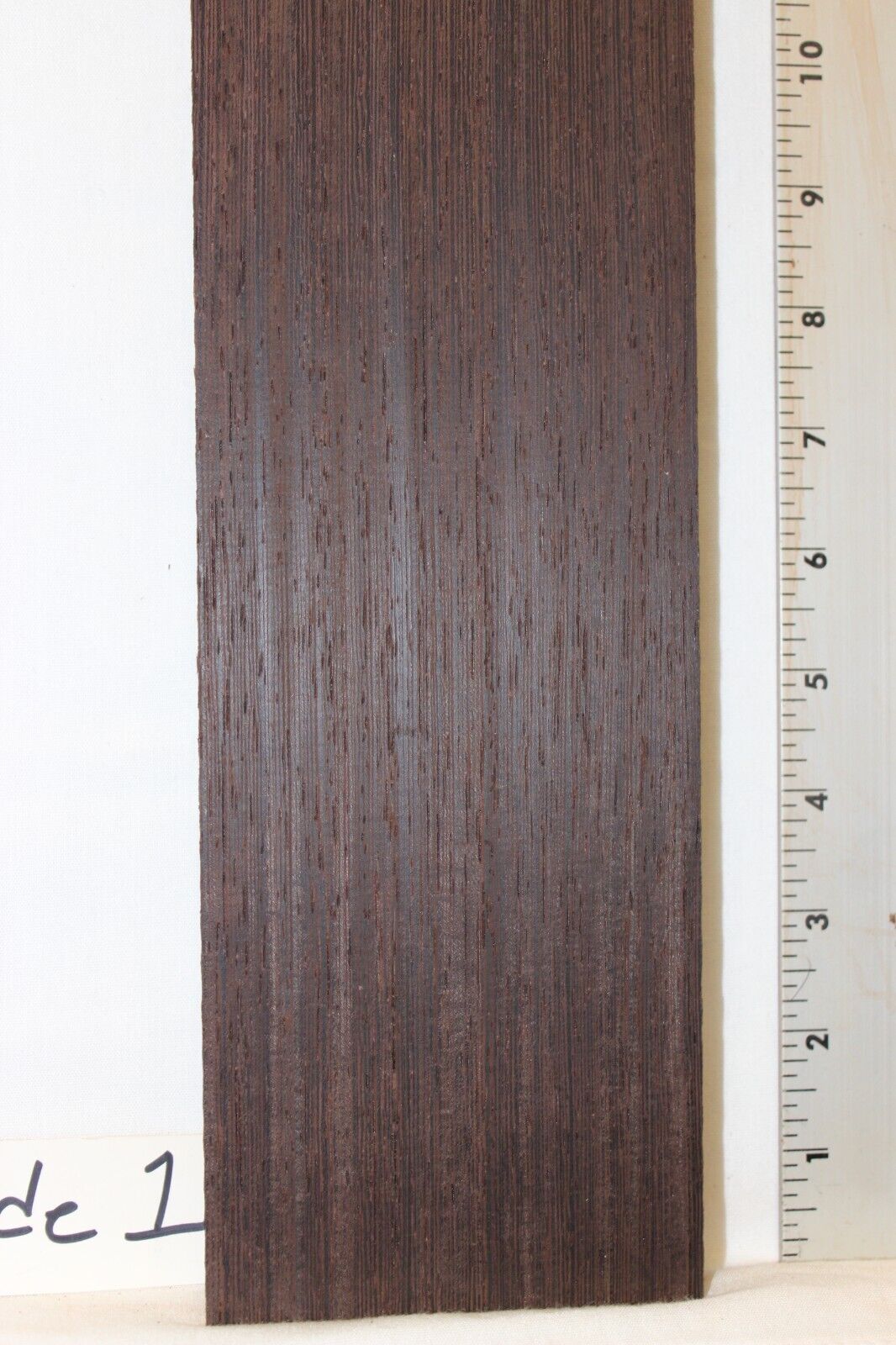 Wenge guitar neck blank. Nice straight vertical grain.