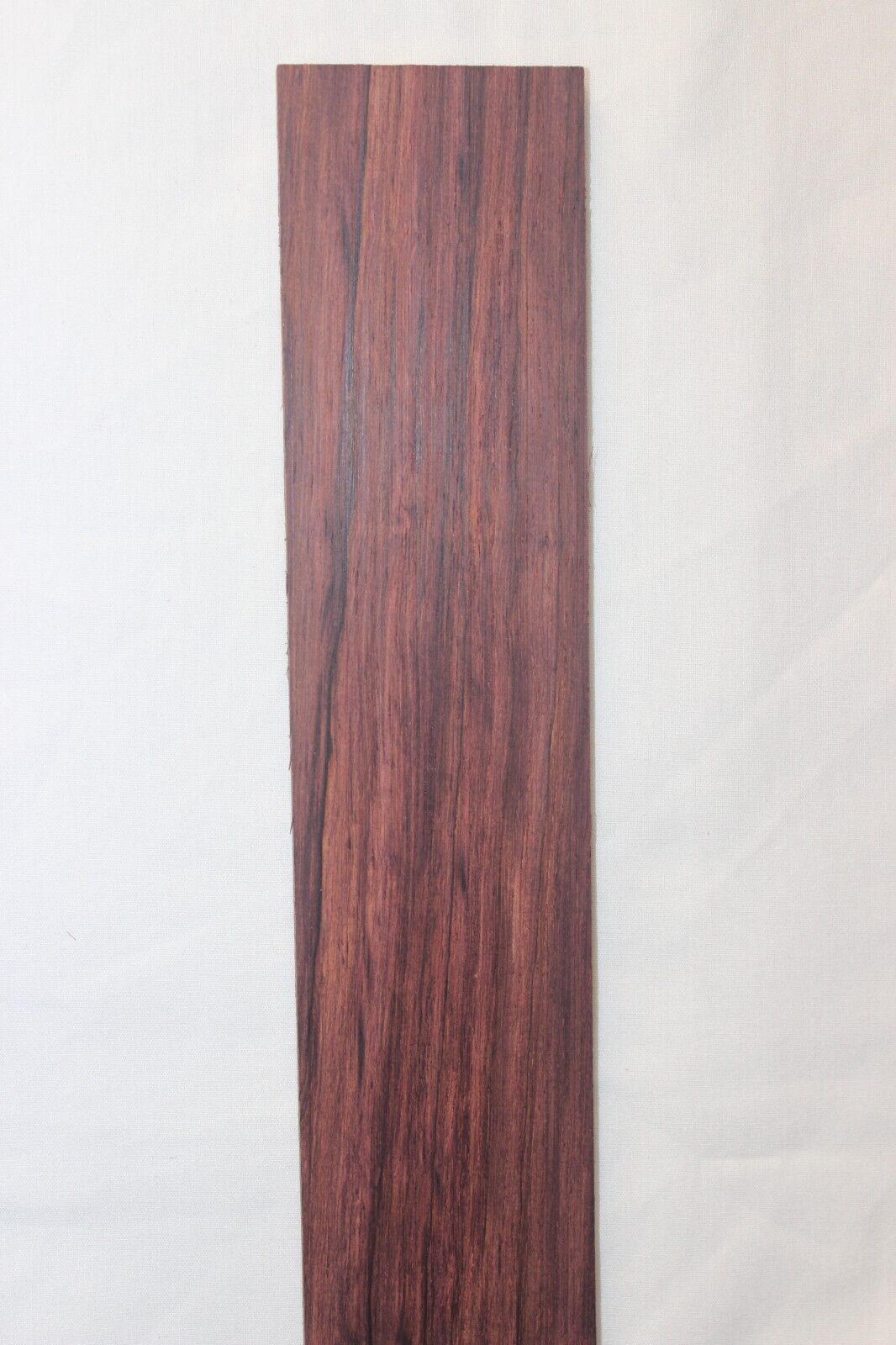 Madagascar rosewood guitar fingerboard blank.