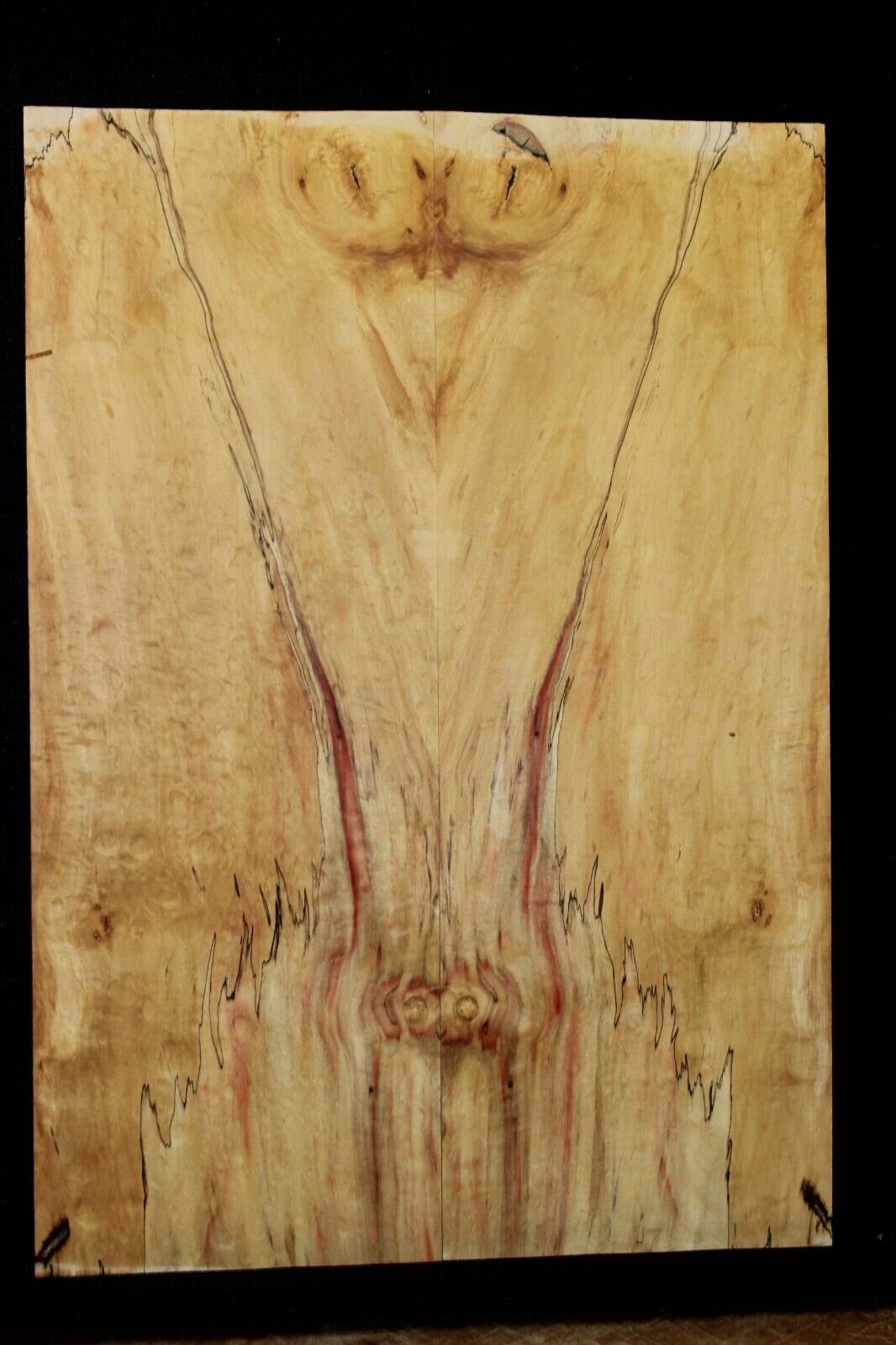 Figured box elder maple book matched guitar top. Stunning set