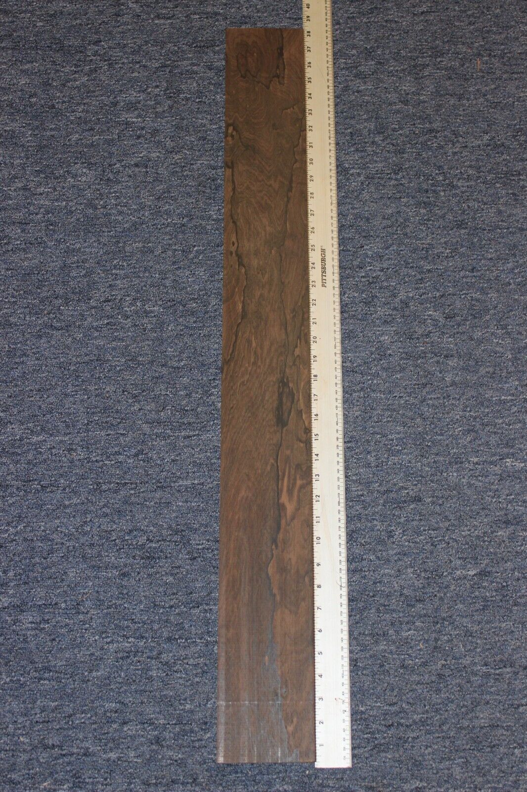 Ziricote board 37 X 4.125 X 1" flat sawn.