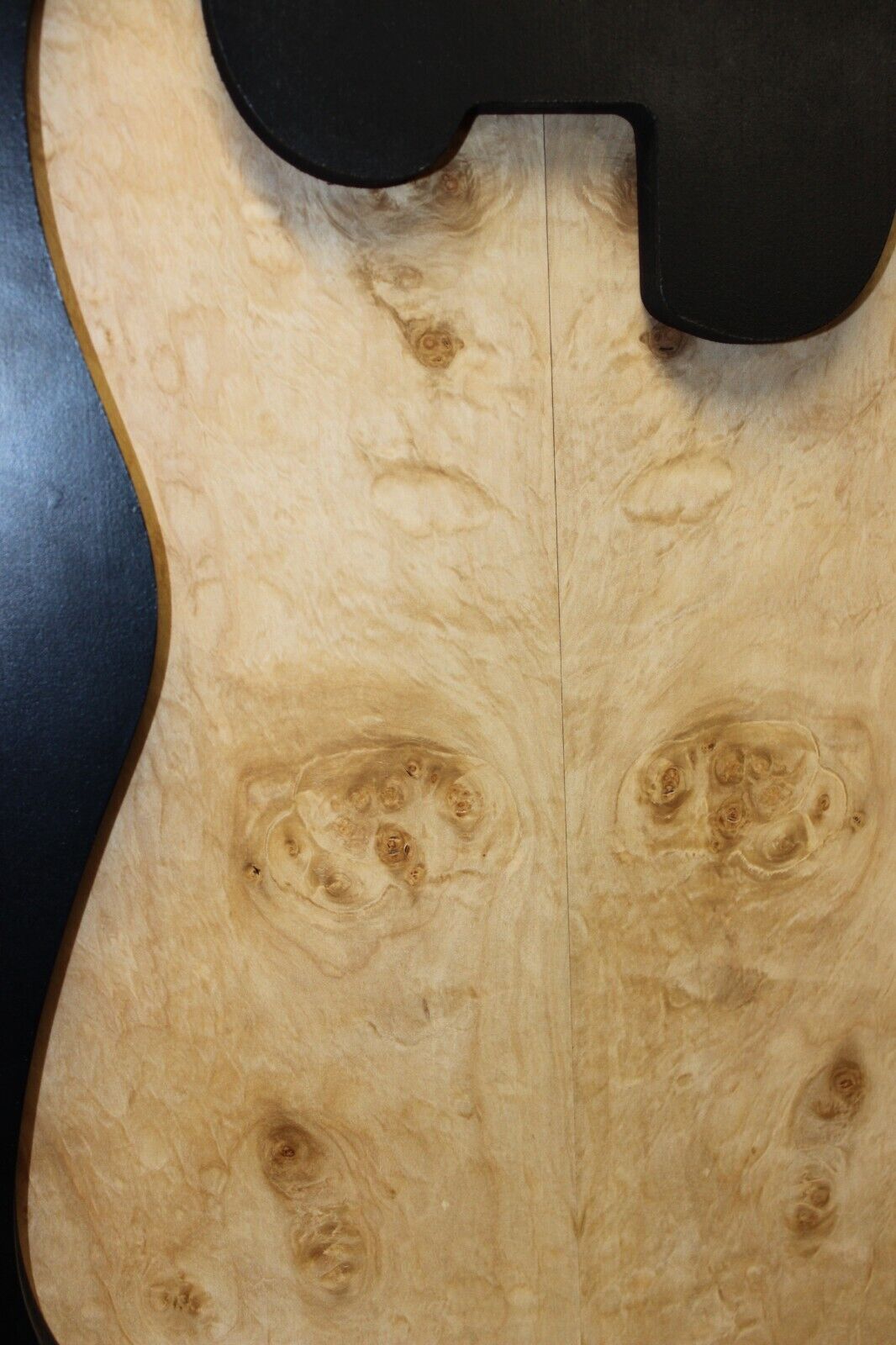 Silver maple, burl / lace figured guitar book matched top.