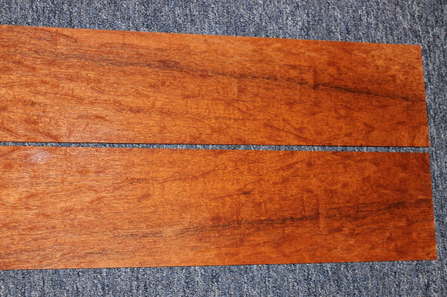 Figured genuine mahogany guitar back and side set.
