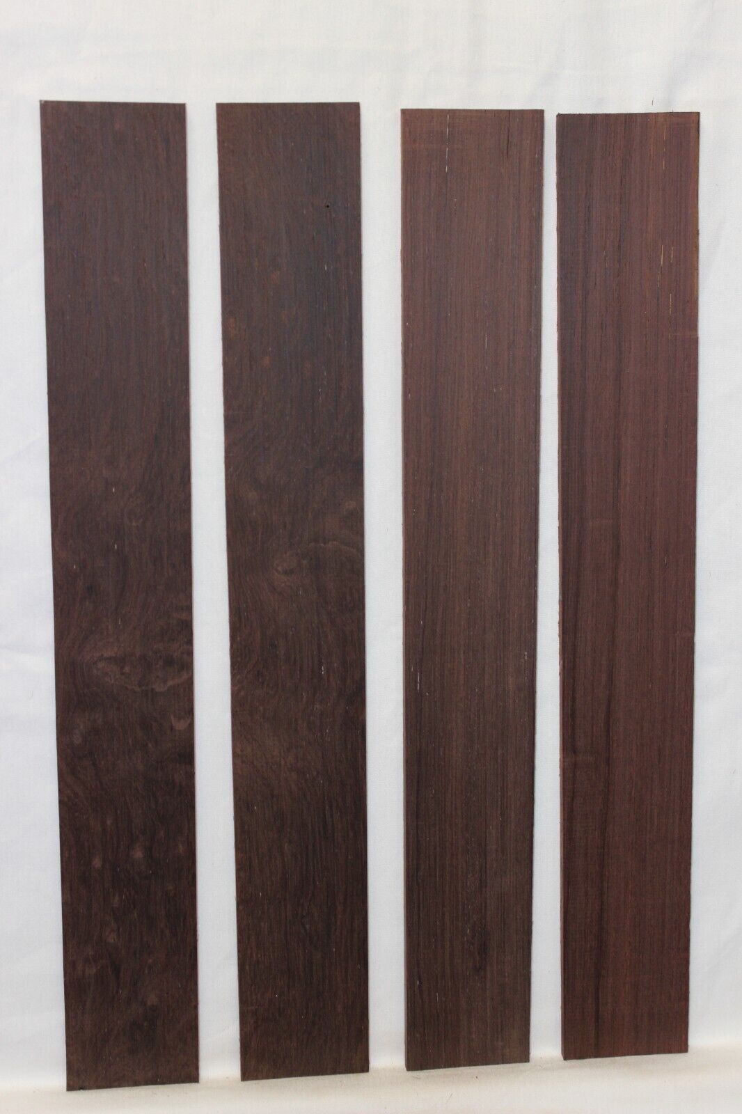 Madagascar rosewood guitar fingerboard blanks. B grade, minor flaws