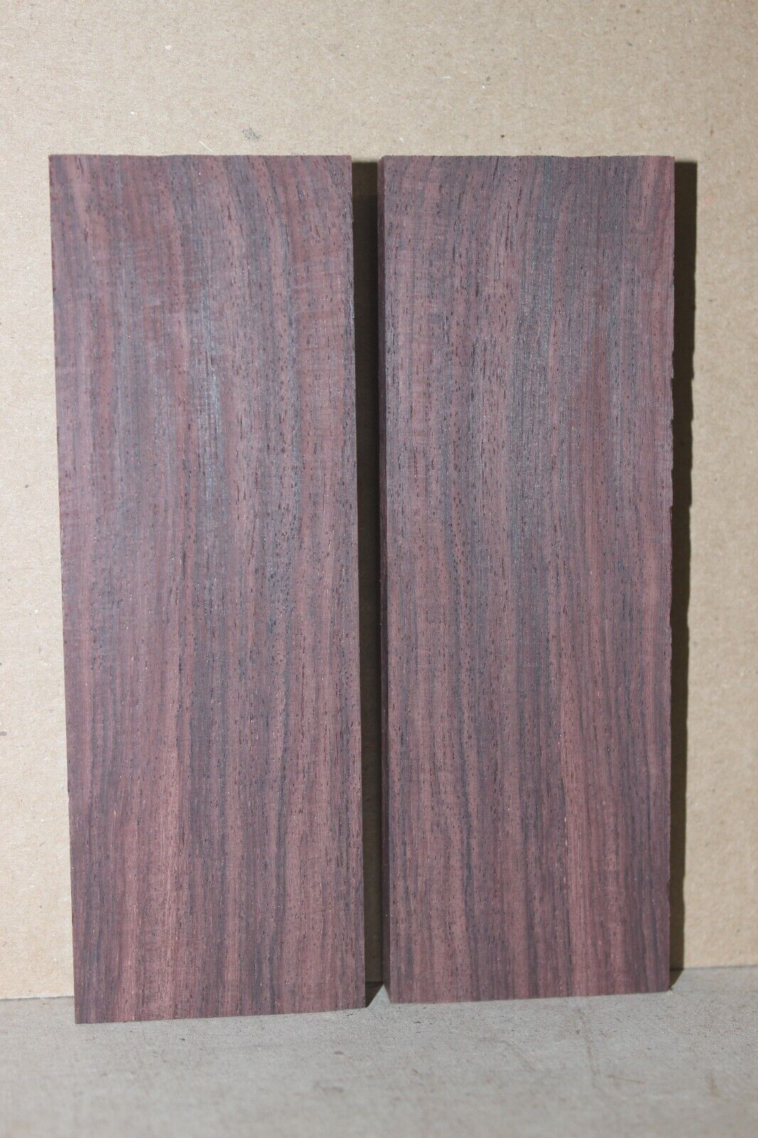 East Indian rosewood knife scale, gun grip. 5.75 X 2 X 3/8"