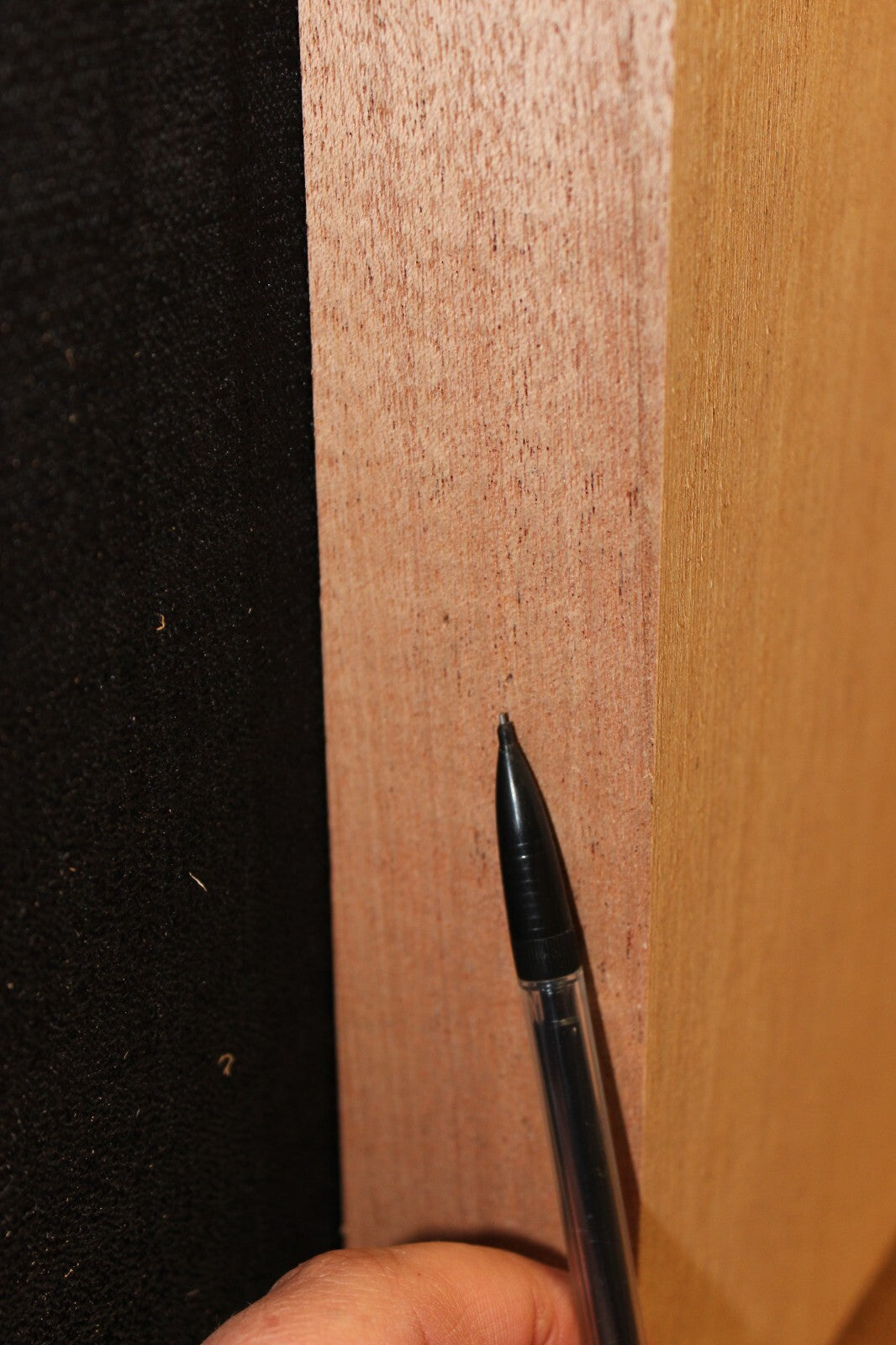 African mahogany / khaya guitar body blank 1pc. B grade with flaws / paint grade