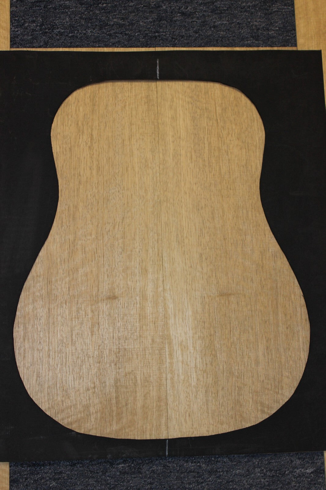 Quarter sawn white limba / korina acoustic back and side set. Dread size