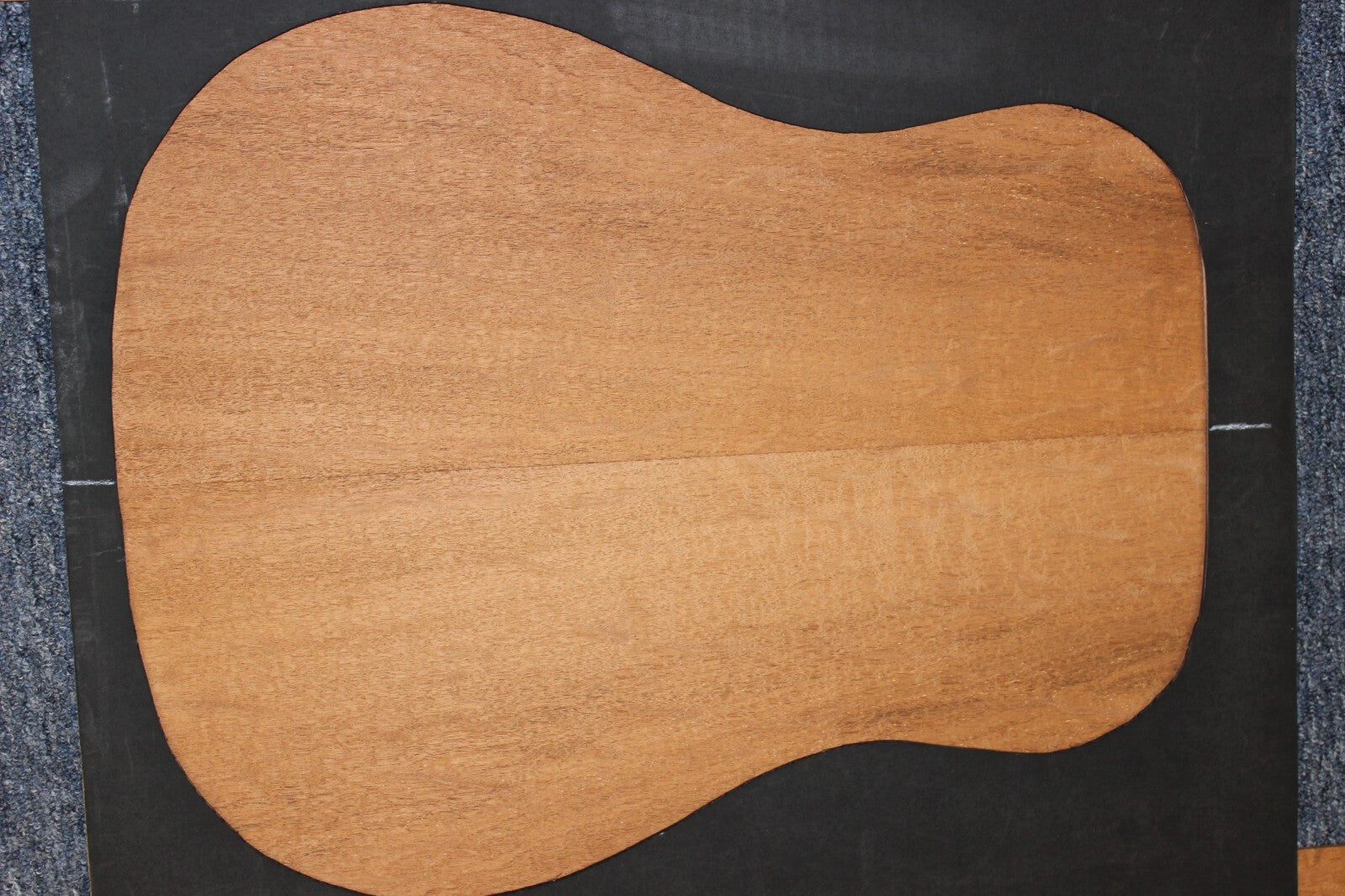 Figured genuine mahogany guitar back and side set.