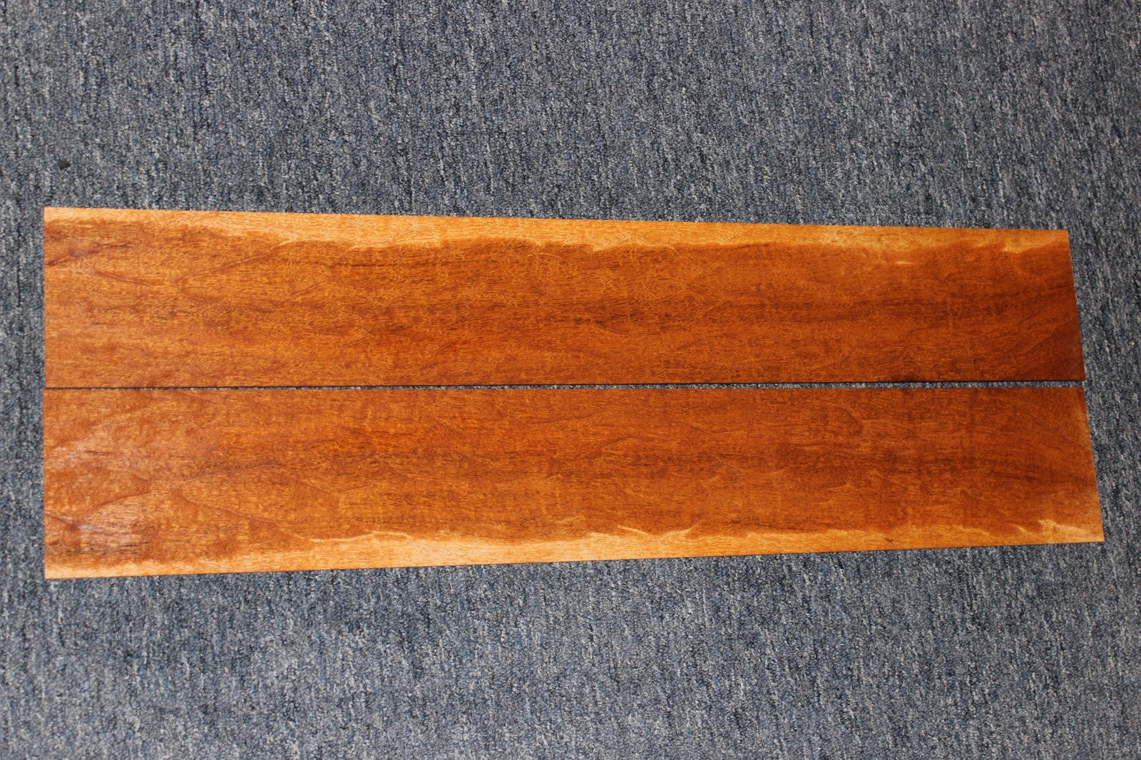 Figured genuine mahogany guitar back and side set.