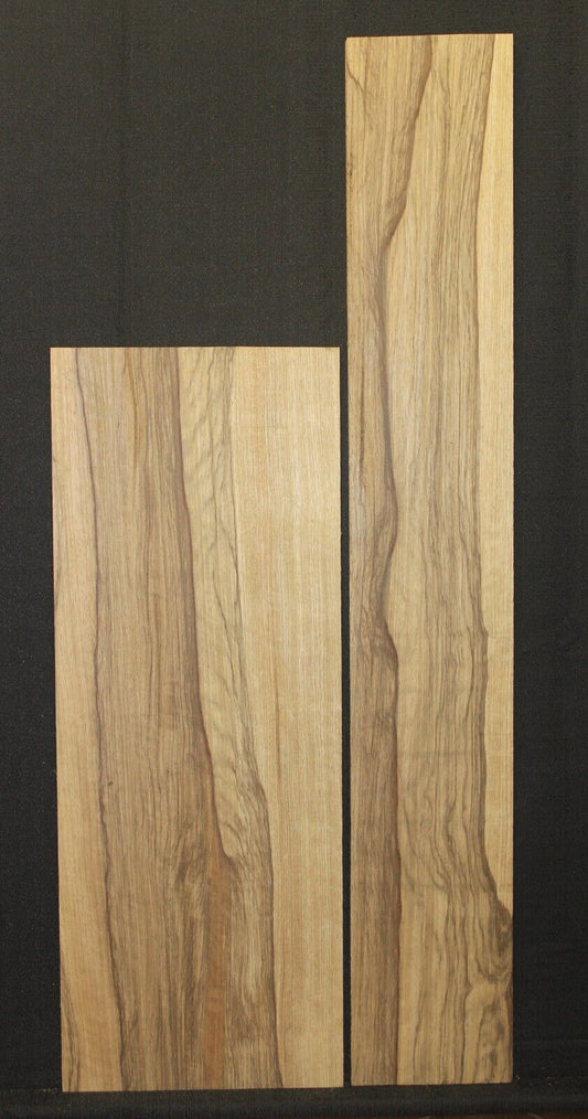 Figured black limba dreadnought back and side set. Quarter sawn, STUNNING SET!