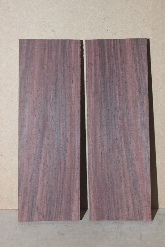East Indian rosewood knife scale, gun grip. 5.75  X 2 X 3/8"