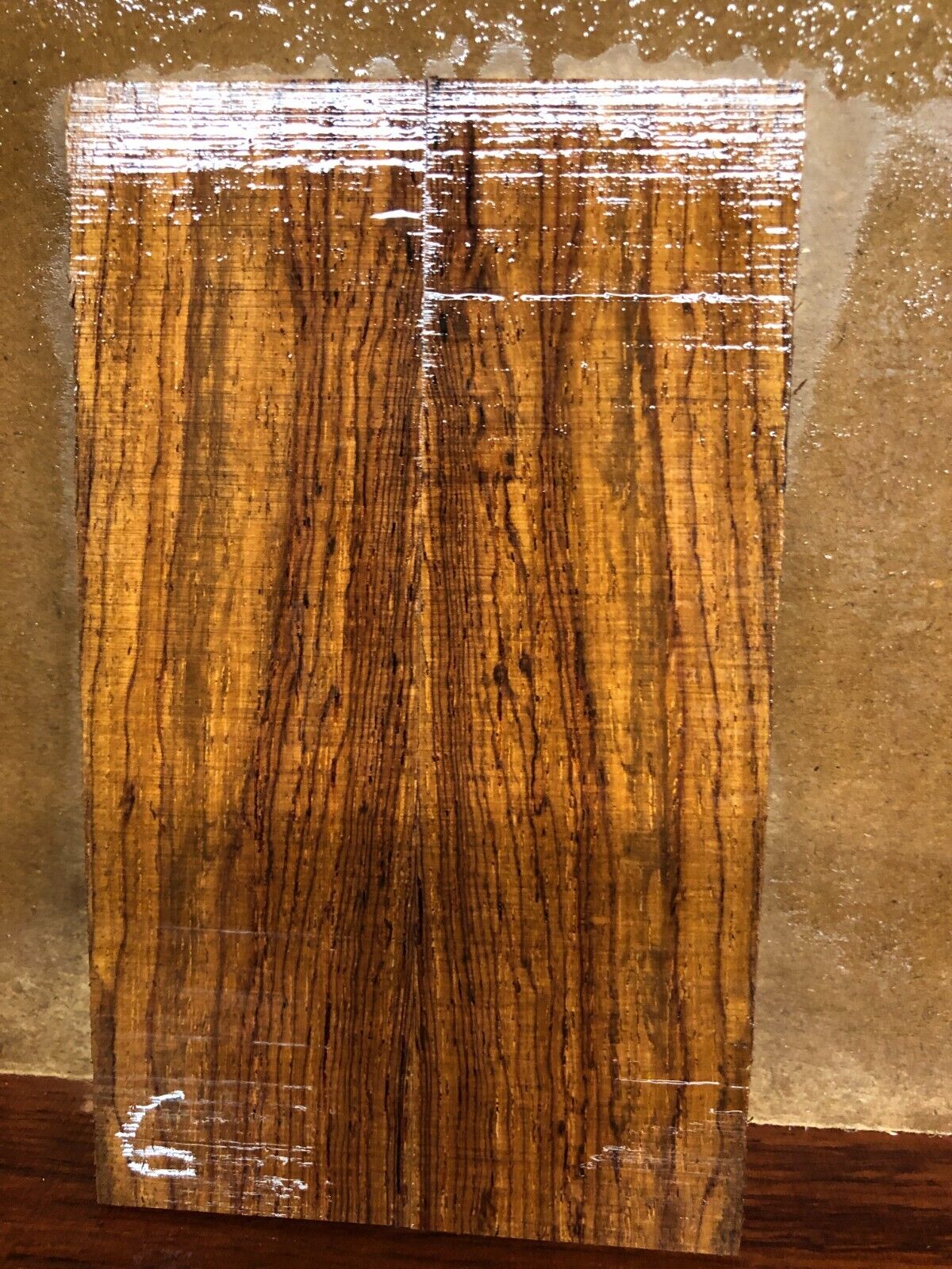 Cocobolo knife scale, gun grip.  6 X 1.75 X 0.42" you pick the set you want.