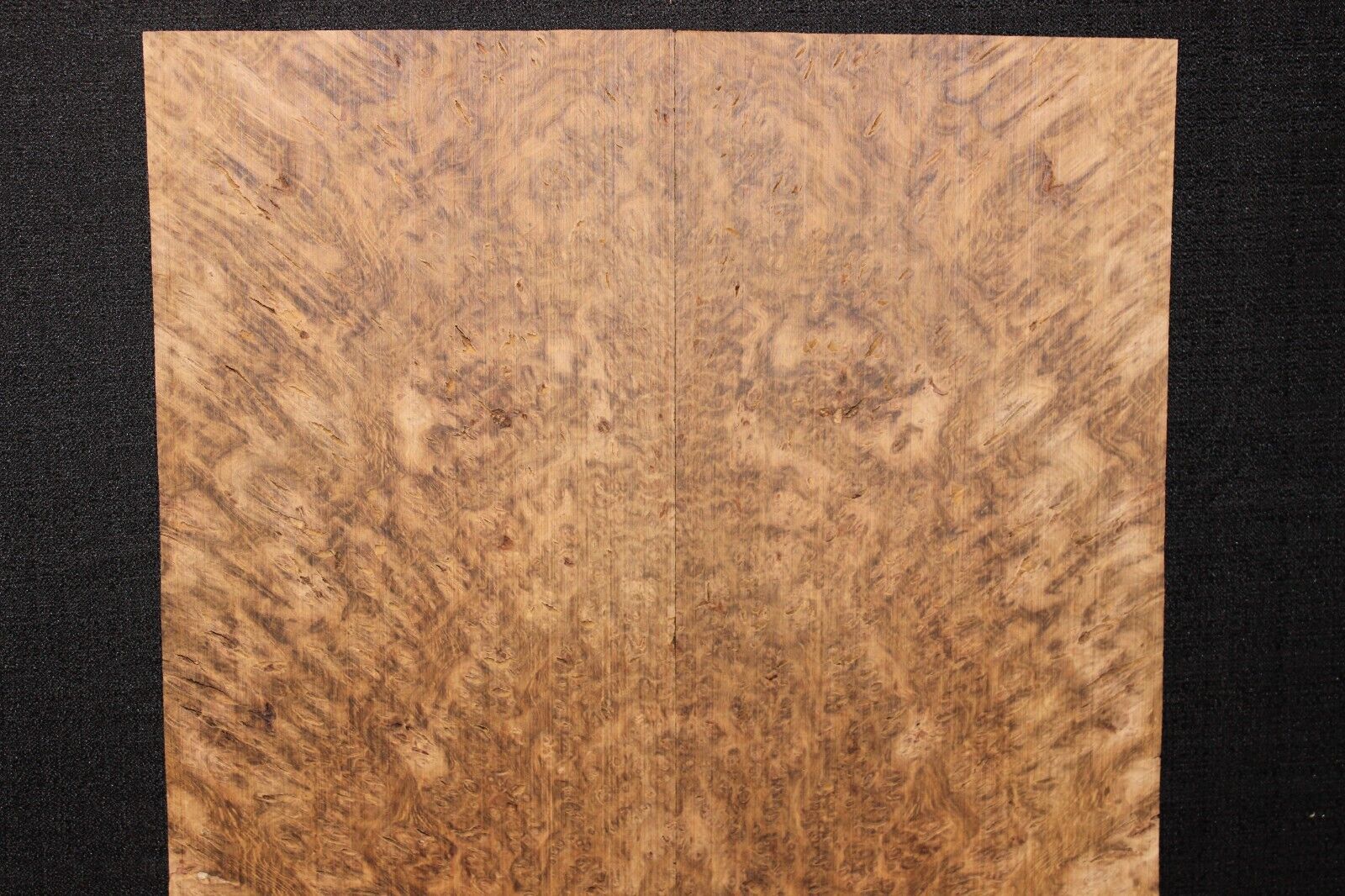 Smoked Scottish oak burl book matched guitar top.  Personal stash piece.