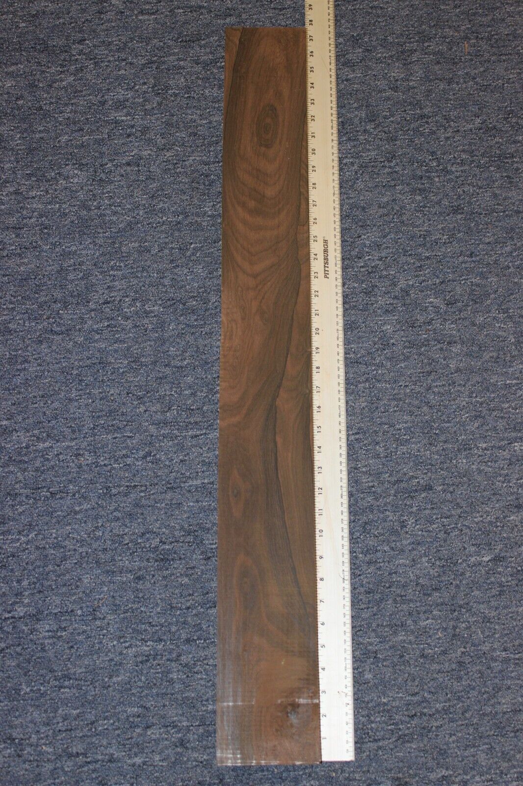 Ziricote board 37 X 4.25 X 1" flat sawn.