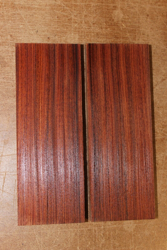 Pau ferro AKA Bolivian rosewood  knife scale, gun grip.  5.5  X 2 X 3/8"