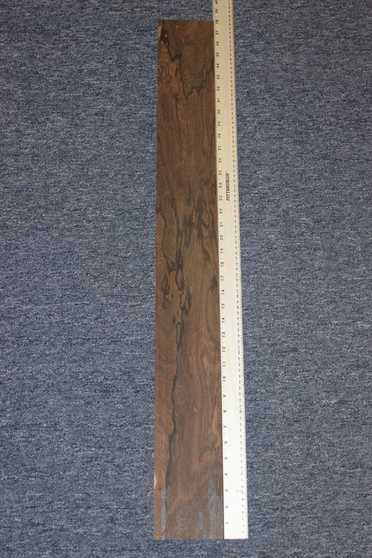 Ziricote board 37 X 4.125 X 1" flat sawn.