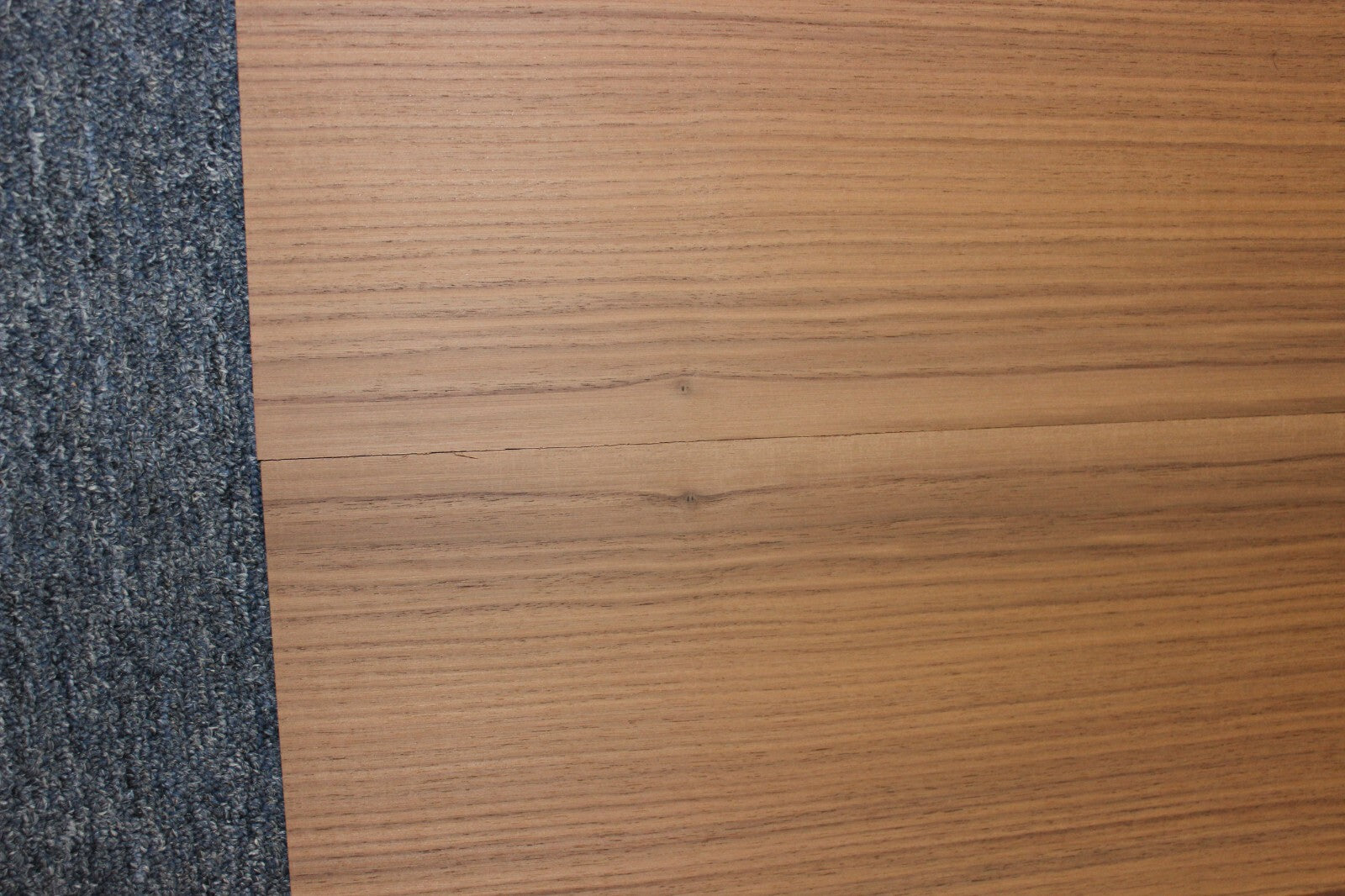 Second grade black walnut dreadnought size guitar back and side set.