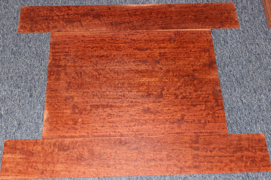 Figured bubinga dreadnought acoustic guitar back & side set. Fantastic color.