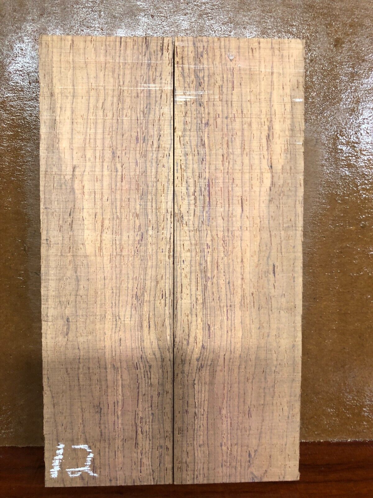 Cocobolo knife scale, gun grip.  6 X 1.75 X 0.42" you pick the set you want.