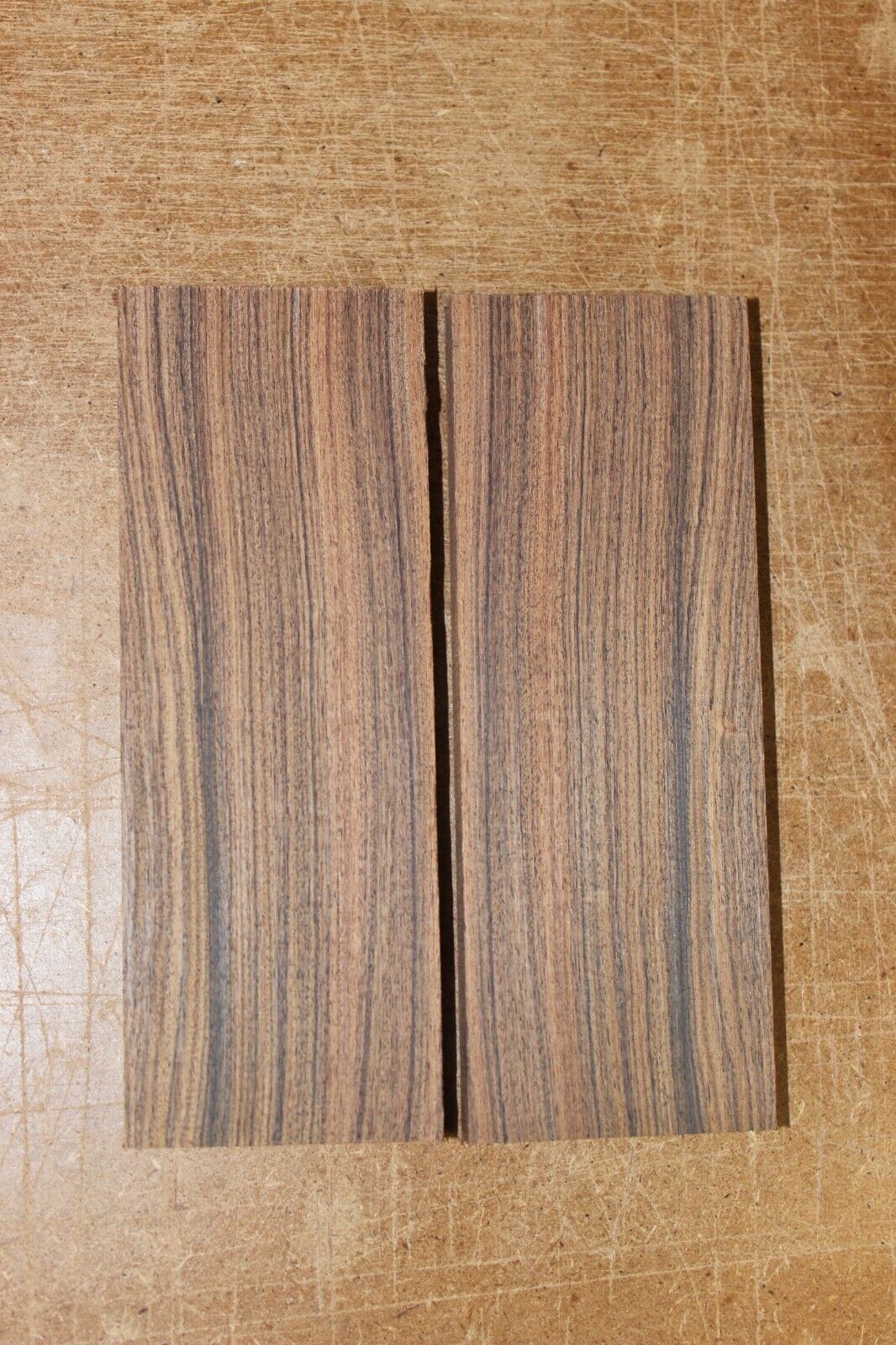 Pau ferro AKA Bolivian rosewood  knife scale, gun grip.  5.5  X 2 X 3/8"
