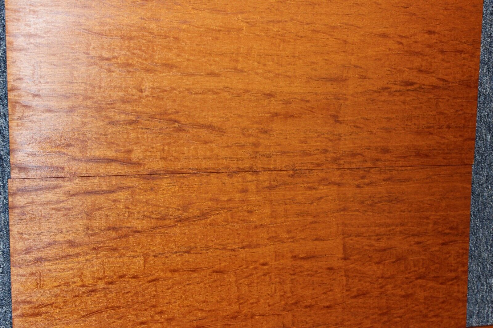 Figured genuine mahogany guitar back and side set.