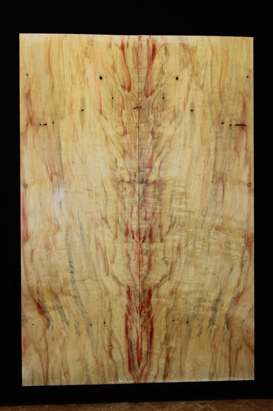 Figured box elder maple book matched guitar top. Stunning set