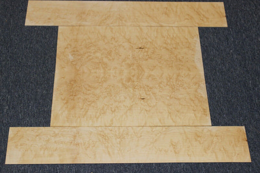 4A figured birdseye maple back and side set. Dreadnought size.
