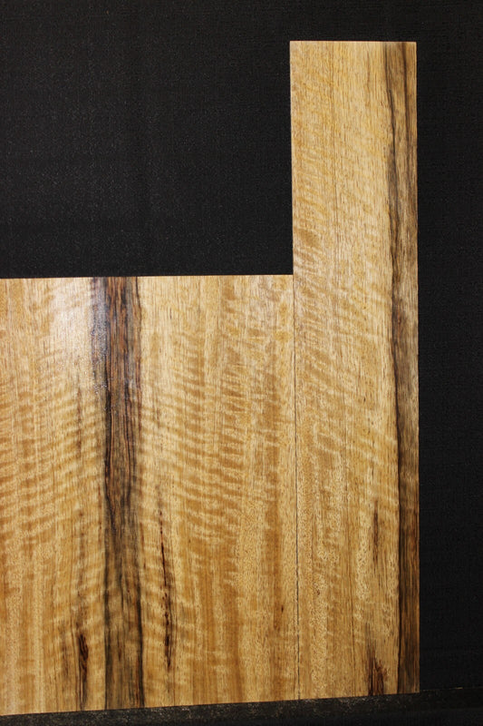 Figured limba / korina tenor ukulele back and side set.