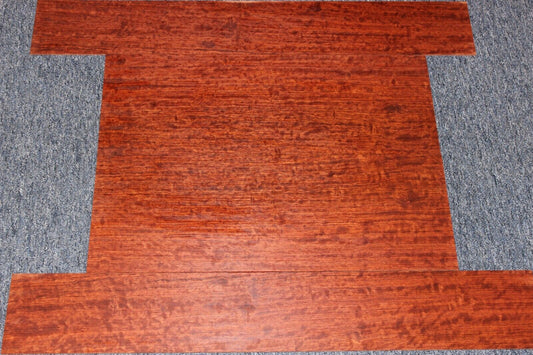 Figured bubinga dreadnought acoustic guitar back & side set. Fantastic color.