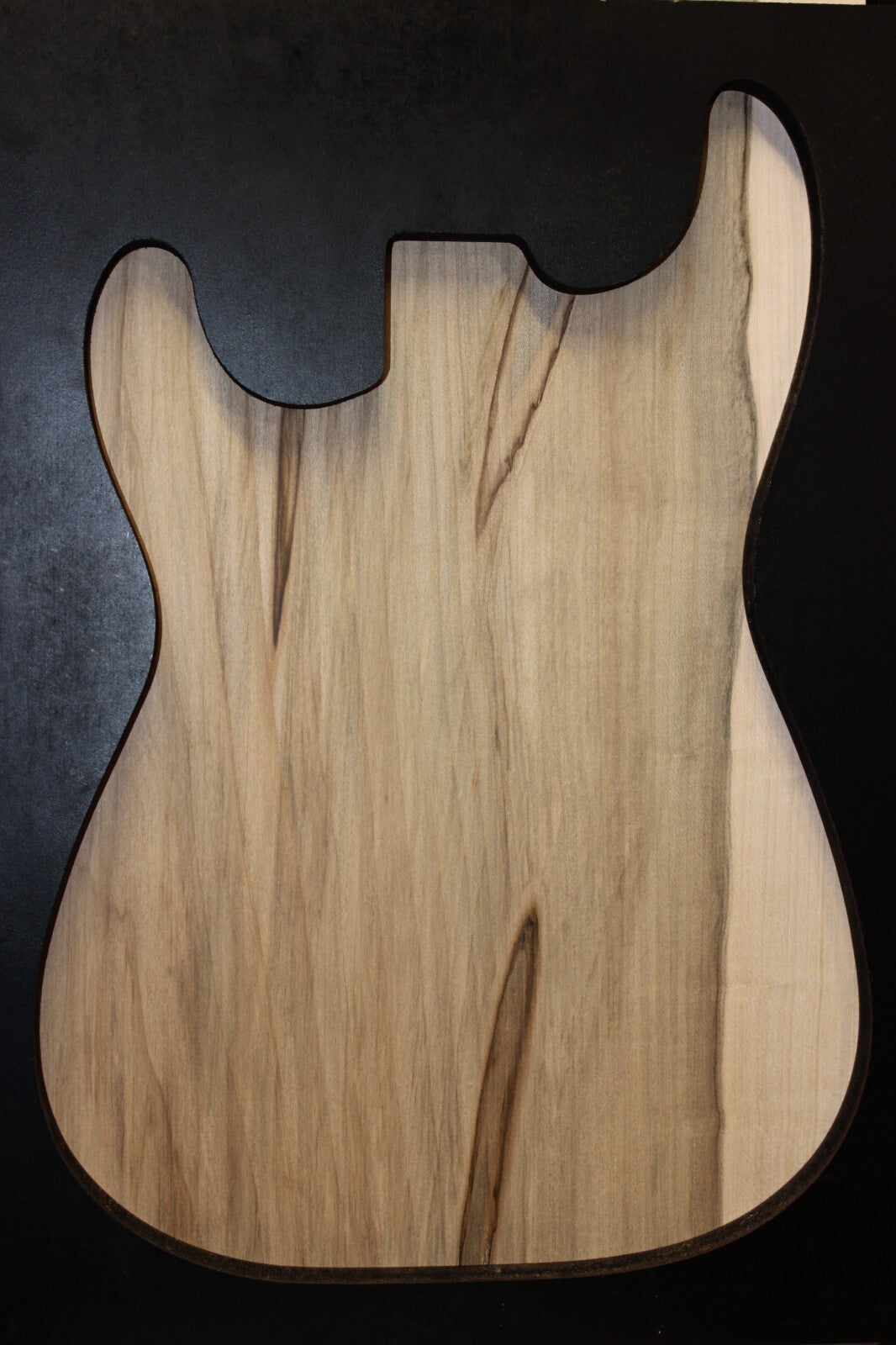 Ambrosia maple guitar body blank 1pc.
