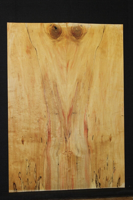 Figured box elder maple book matched guitar top. Stunning set