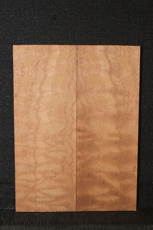Figured sapele knife scale, gun grip.  5.5 X 2 X 3/8"