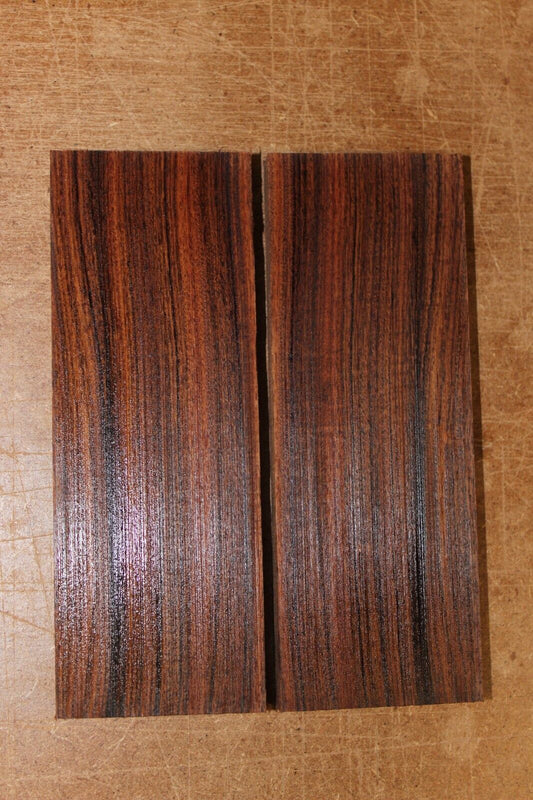 Pau ferro AKA Bolivian rosewood  knife scale, gun grip.  5.5  X 2 X 3/8"