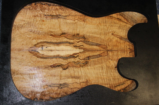 Figured ambrosia maple book matched guitar top.  Personal stash set!
