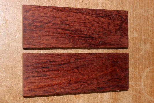 Figured Bubinga knife scale, gun grip.  5.5  X 2 X 3/8"