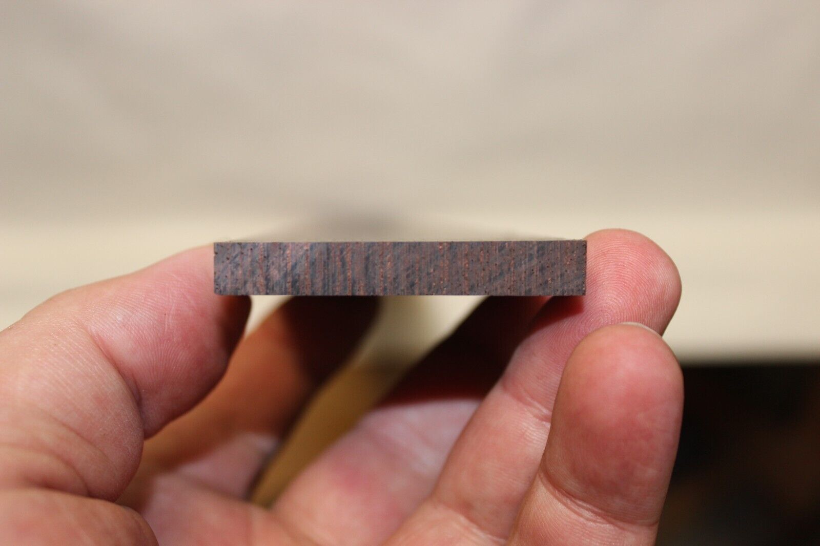 Braz rosewood banjo fingerboard blank.